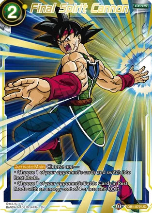 Final Spirit Cannon (Gold Stamped) [DB1-079] | Devastation Store