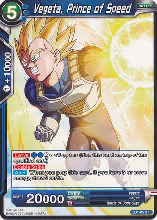 Vegeta, Prince of Speed (Starter Deck - The Awakening) (SD1-05) [Galactic Battle] | Devastation Store