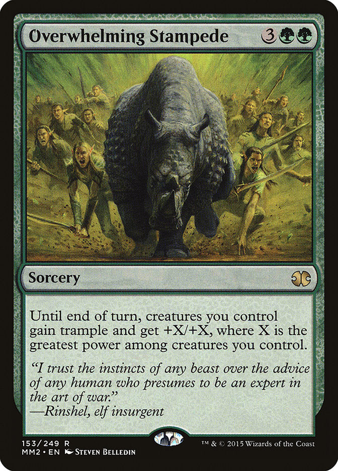 Overwhelming Stampede [Modern Masters 2015] - Devastation Store | Devastation Store