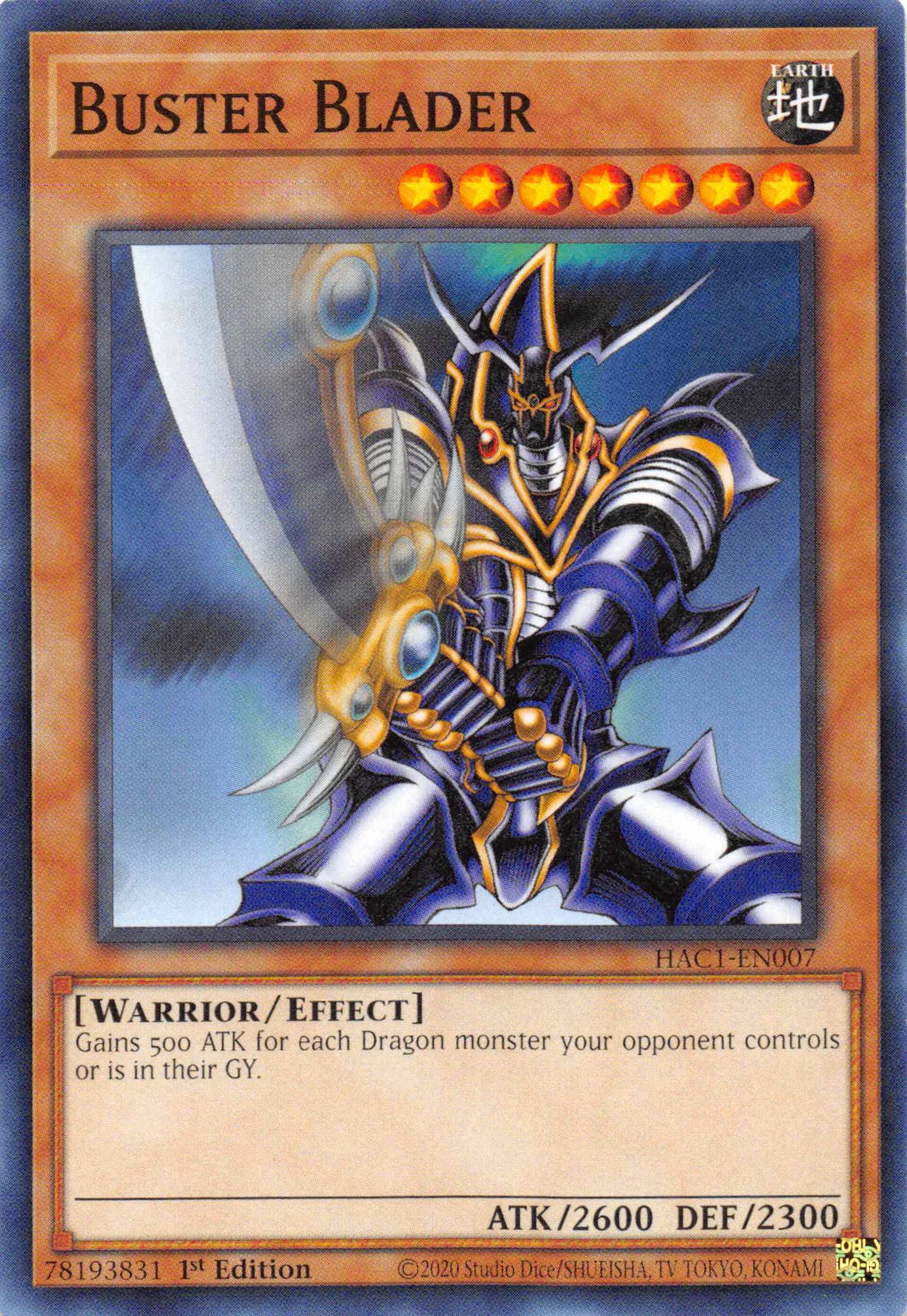 Buster Blader (Duel Terminal) [HAC1-EN007] Parallel Rare | Devastation Store