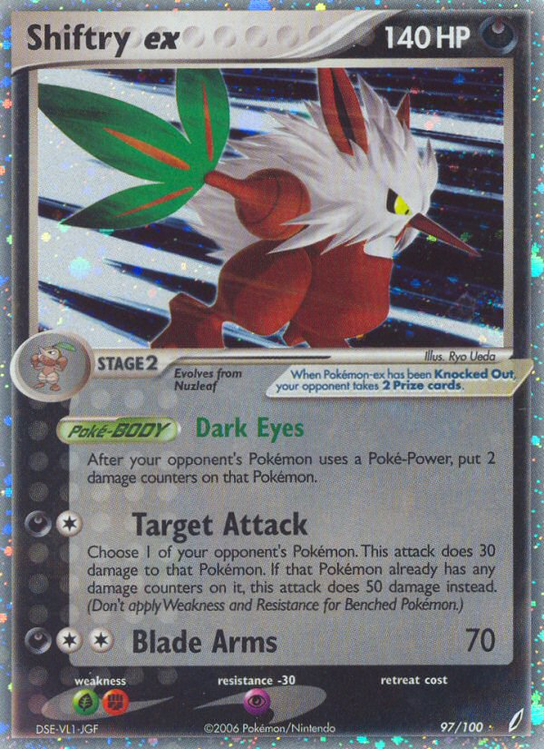 Shiftry ex (97/100) [EX: Crystal Guardians] | Devastation Store
