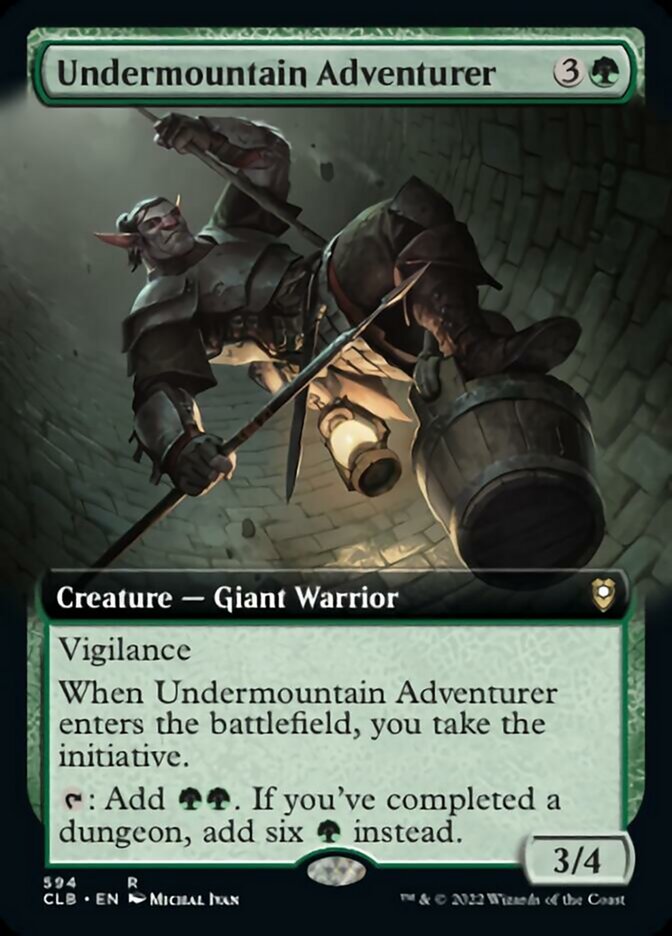 Undermountain Adventurer (Extended Art) [Commander Legends: Battle for Baldur's Gate] | Devastation Store