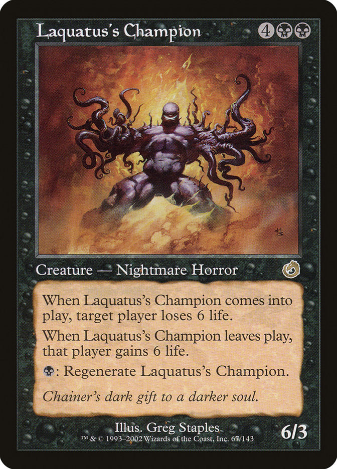 Laquatus's Champion [Torment] - Devastation Store | Devastation Store