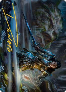 Carth the Lion Art Card (Gold-Stamped Signature) [Modern Horizons 2 Art Series] | Devastation Store