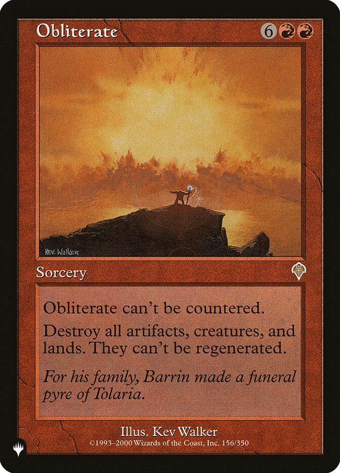 Obliterate [The List] | Devastation Store