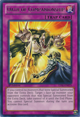 Oath of Companionship [LVAL-EN079] Rare | Devastation Store