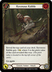 Ravenous Rabble (Yellow) [ARC192] Unlimited Edition Rainbow Foil - Devastation Store | Devastation Store