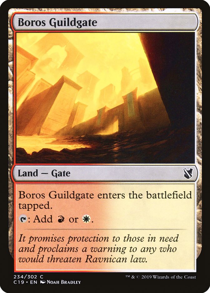 Boros Guildgate [Commander 2019] | Devastation Store