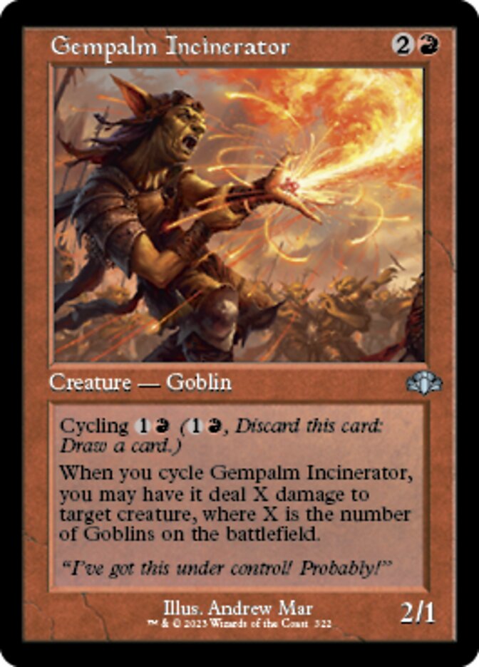 Gempalm Incinerator (Retro) [Dominaria Remastered] | Devastation Store