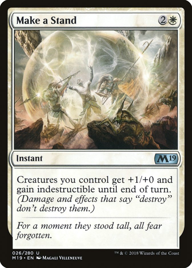 Make a Stand [Core Set 2019] - Devastation Store | Devastation Store