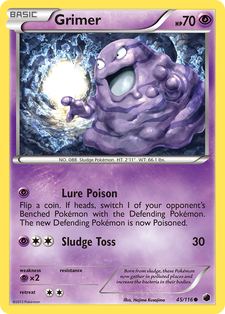 Grimer (45/116) [Black & White: Plasma Freeze] | Devastation Store