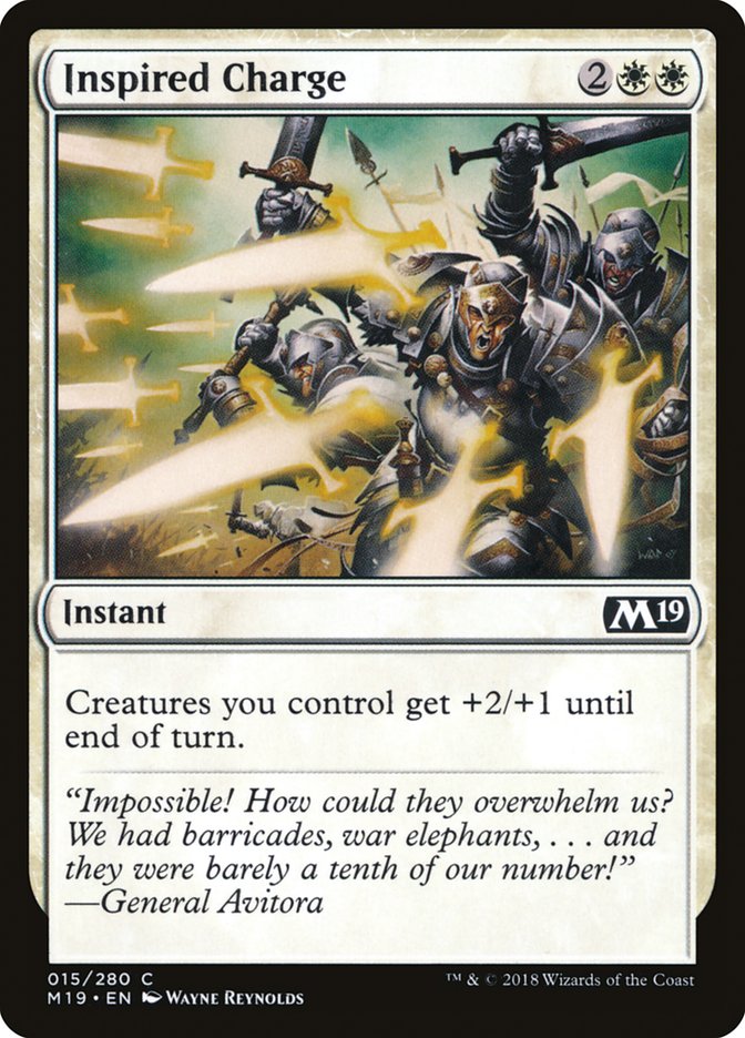 Inspired Charge [Core Set 2019] - Devastation Store | Devastation Store