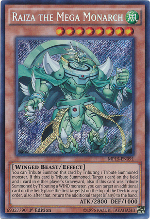 Raiza the Mega Monarch [MP15-EN091] Secret Rare | Devastation Store