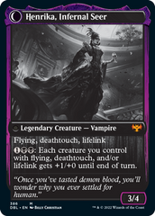 Henrika Domnathi // Henrika, Infernal Seer [Innistrad: Double Feature] | Devastation Store