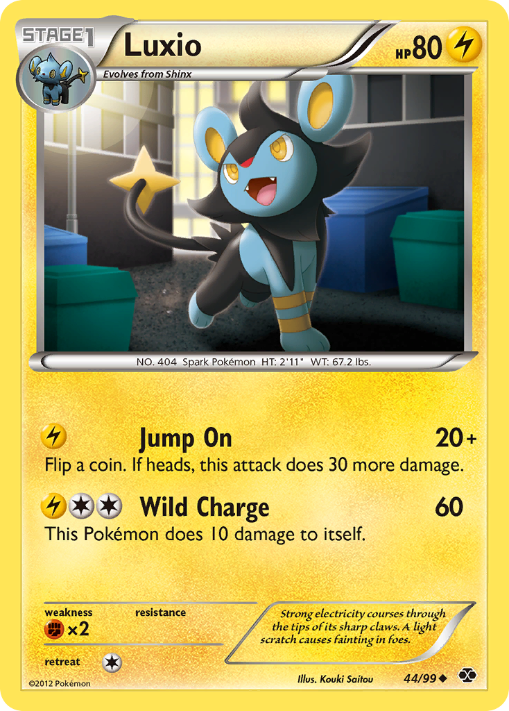 Luxio (44/99) [Black & White: Next Destinies] | Devastation Store