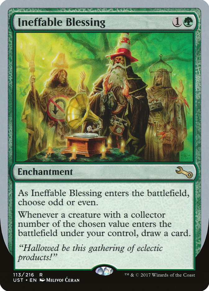 Ineffable Blessing ("choose odd or even") [Unstable] | Devastation Store