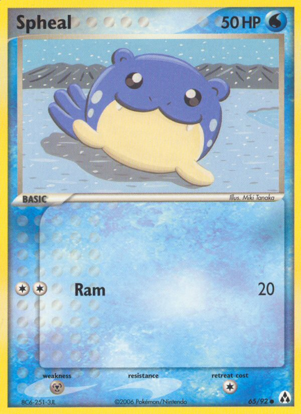 Spheal (65/92) [EX: Legend Maker] | Devastation Store