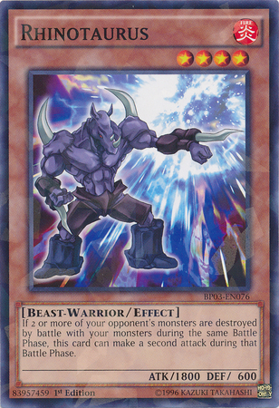 Rhinotaurus [BP03-EN076] Shatterfoil Rare | Devastation Store