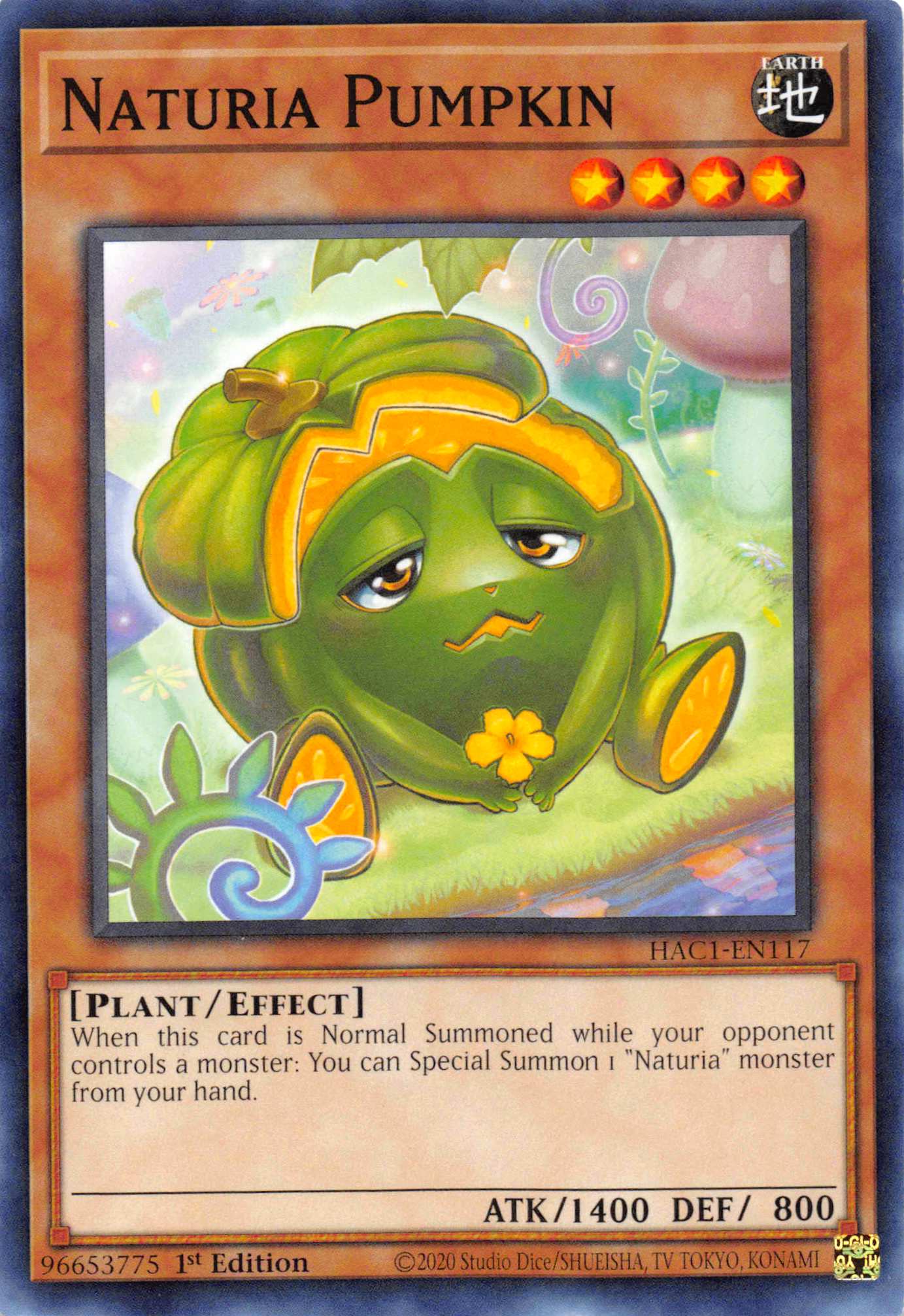 Naturia Pumpkin [HAC1-EN117] Common | Devastation Store