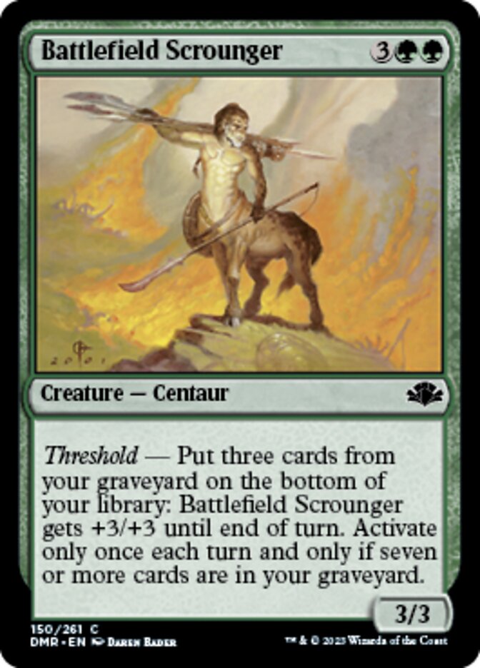 Battlefield Scrounger [Dominaria Remastered] | Devastation Store