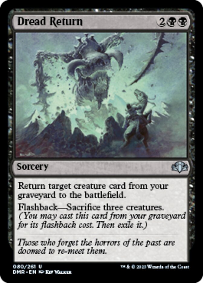 Dread Return [Dominaria Remastered] | Devastation Store