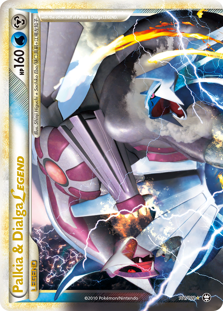Palkia & Dialga LEGEND (101/102) [HeartGold & SoulSilver: Triumphant] | Devastation Store
