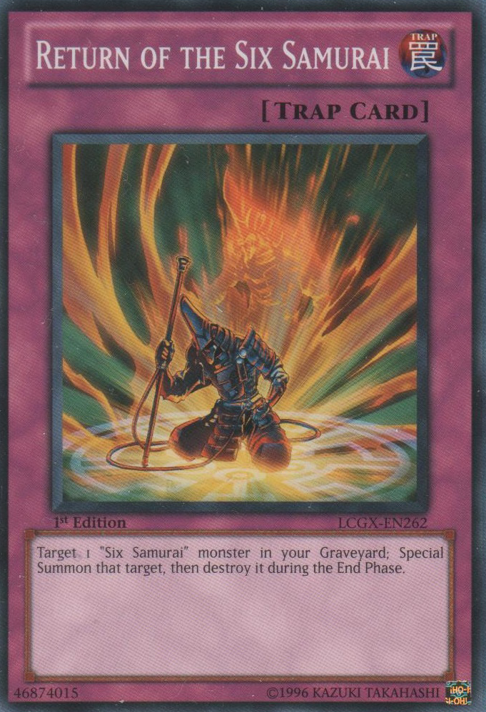 Return of the Six Samurai [LCGX-EN262] Common | Devastation Store