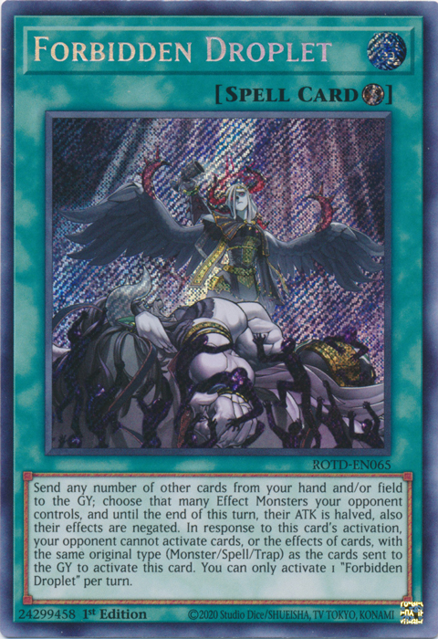 Forbidden Droplet [ROTD-EN065] Secret Rare | Devastation Store