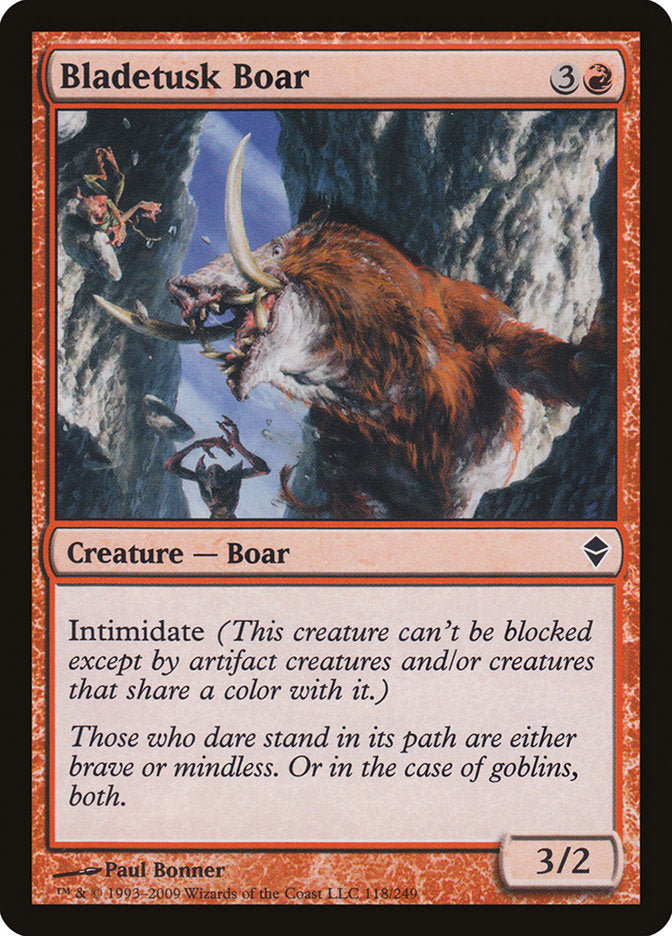 Bladetusk Boar [Zendikar] - Devastation Store | Devastation Store