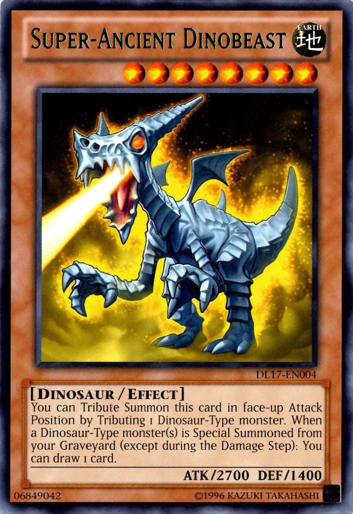 Super-Ancient Dinobeast (Green) [DL17-EN004] Rare | Devastation Store