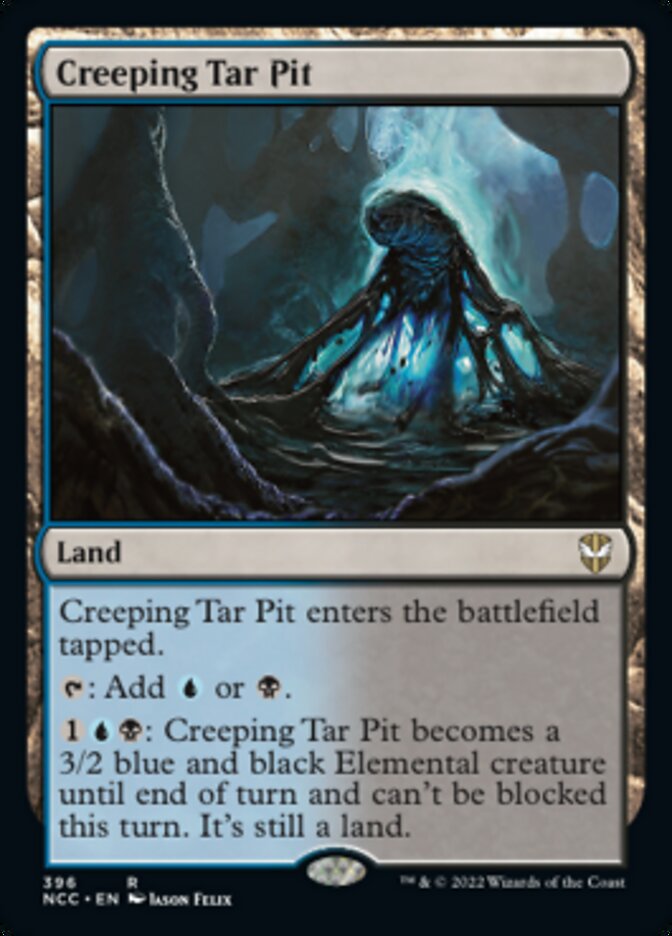 Creeping Tar Pit [Streets of New Capenna Commander] | Devastation Store
