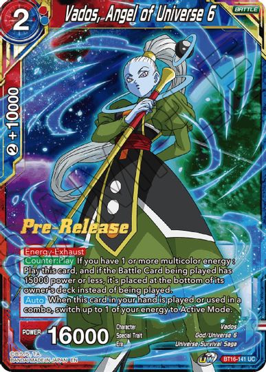 Vados, Angel of the Universe 6 (BT16-141) [Realm of the Gods Prerelease Promos] | Devastation Store