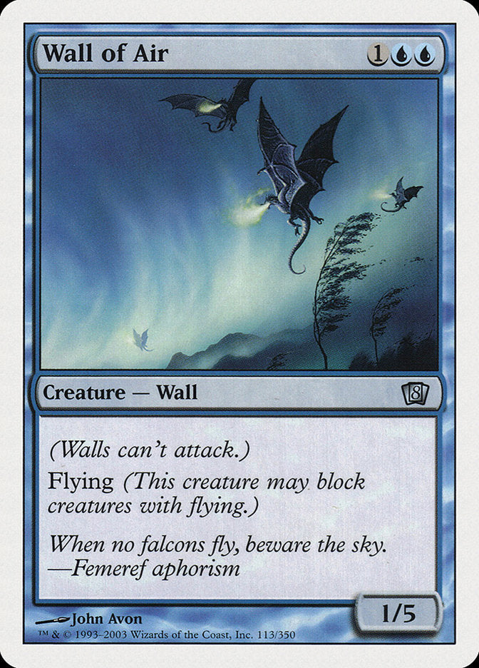 Wall of Air [Eighth Edition] - Devastation Store | Devastation Store