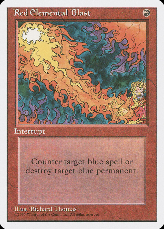 Red Elemental Blast [Fourth Edition] | Devastation Store
