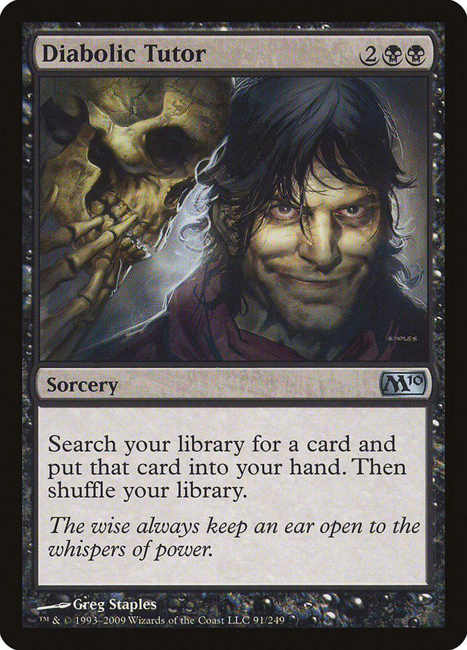 Diabolic Tutor [Magic 2010] | Devastation Store