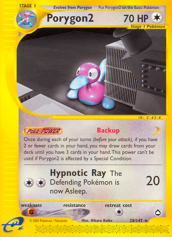 Porygon2 (28/147) [Aquapolis] | Devastation Store