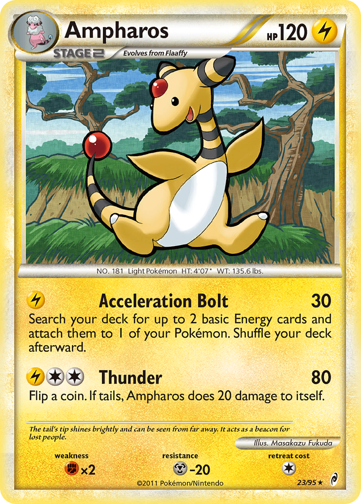 Ampharos (23/95) [HeartGold & SoulSilver: Call of Legends] | Devastation Store