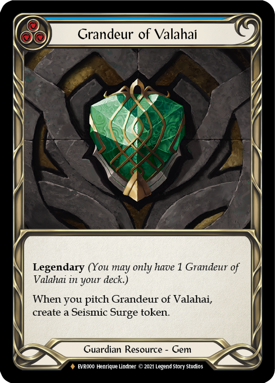 Grandeur of Valahai [EVR000] (Everfest)  1st Edition Cold Foil | Devastation Store