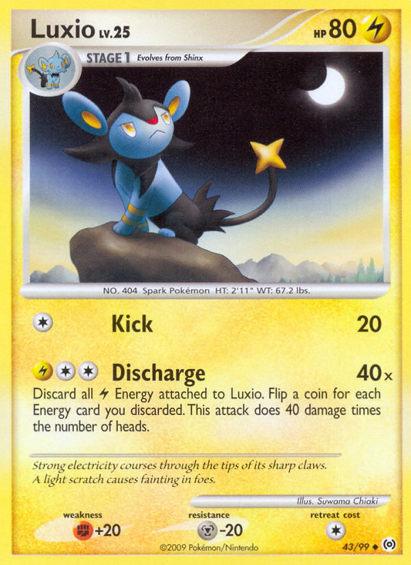 Luxio (43/99) [Platinum: Arceus] | Devastation Store