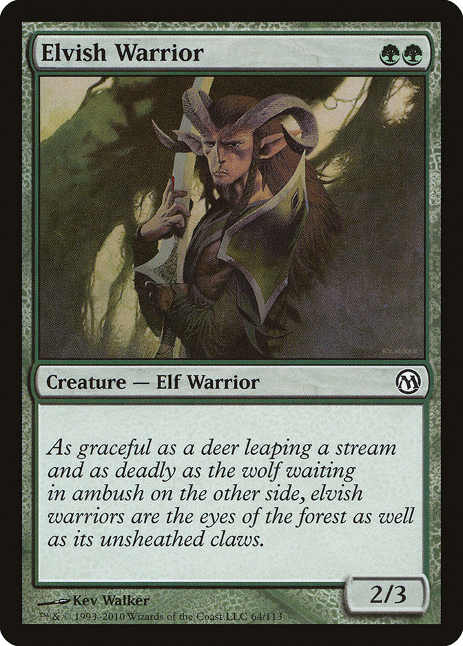 Elvish Warrior [Duels of the Planeswalkers] - Devastation Store | Devastation Store