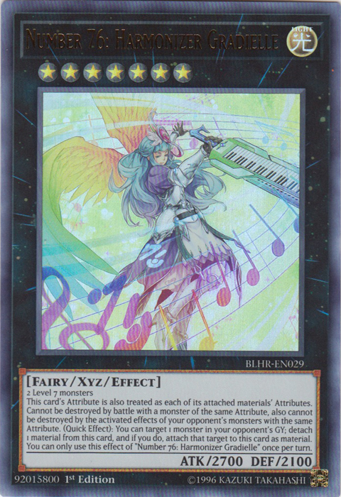 Number 76: Harmonizer Gradielle [BLHR-EN029] Ultra Rare | Devastation Store