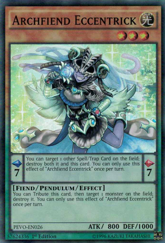 Archfiend Eccentrick [PEVO-EN026] Super Rare | Devastation Store