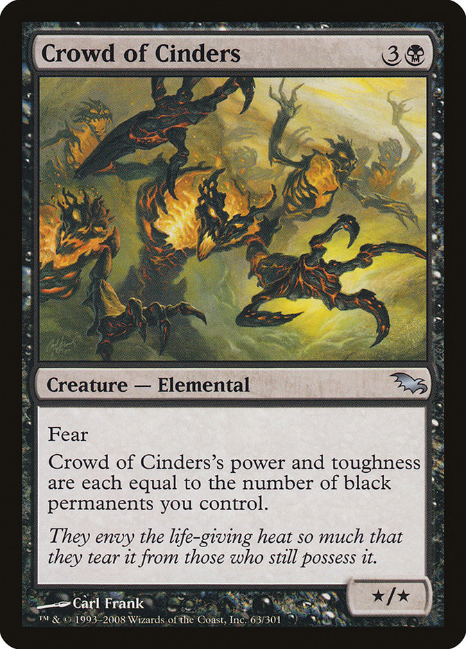 Crowd of Cinders [Shadowmoor] - Devastation Store | Devastation Store