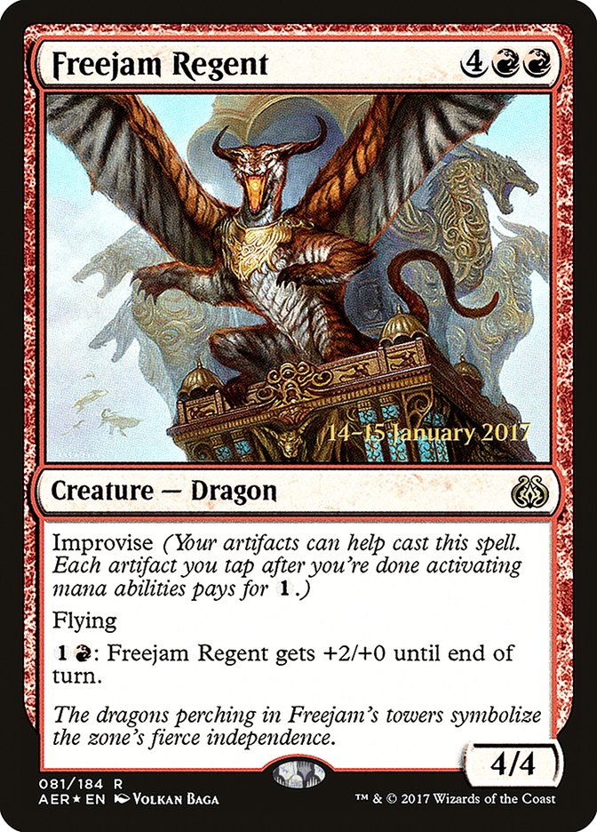 Freejam Regent  [Aether Revolt Prerelease Promos] - Devastation Store | Devastation Store