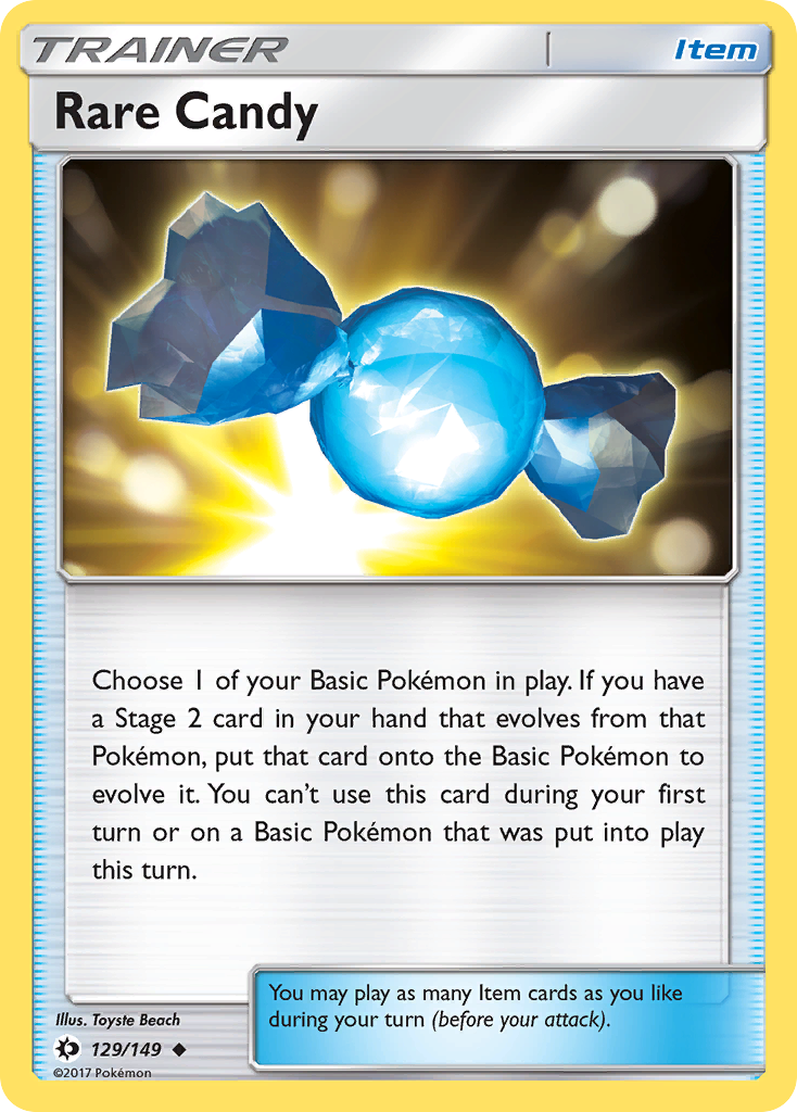 Rare Candy (129/149) [Sun & Moon: Base Set] | Devastation Store