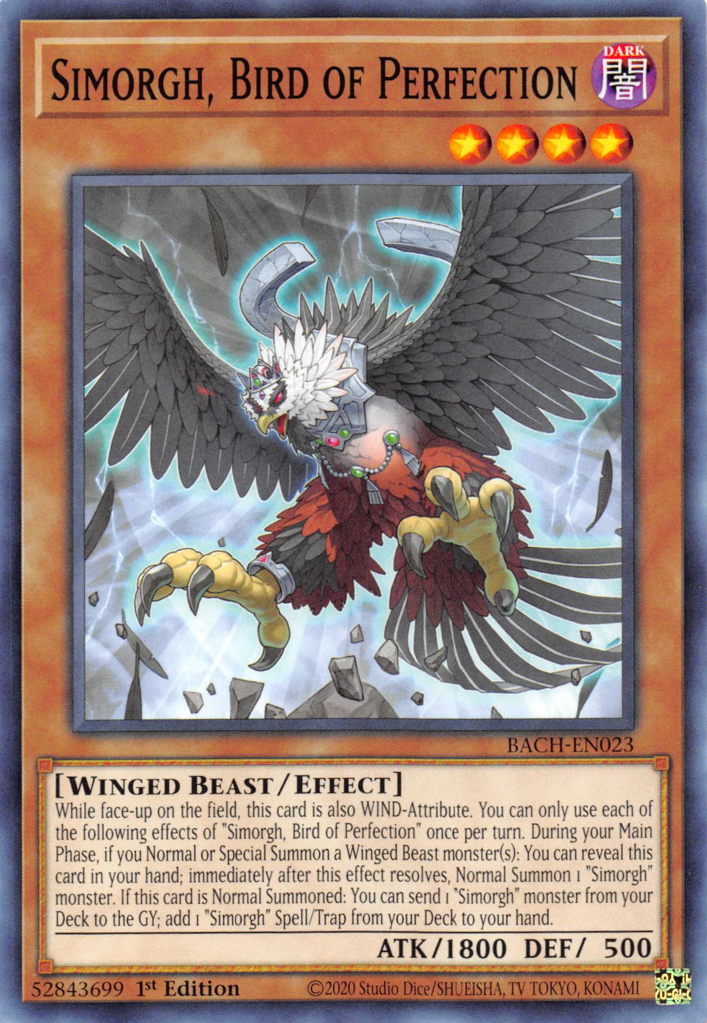 Simorgh, Bird of Perfection [BACH-EN023] Common | Devastation Store