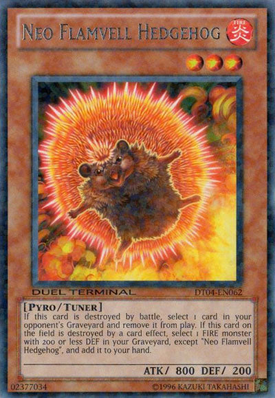 Neo Flamvell Hedgehog [DT04-EN062] Rare | Devastation Store