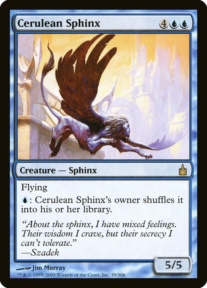 Cerulean Sphinx [Ravnica: City of Guilds] | Devastation Store