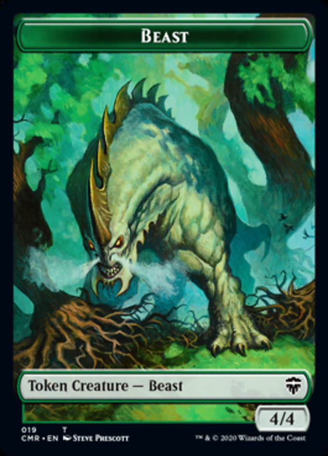 Beast (18) // Beast Token (19) [Commander Legends Tokens] | Devastation Store