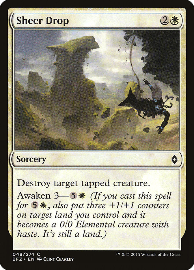 Sheer Drop [Battle for Zendikar] - Devastation Store | Devastation Store